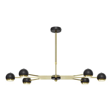 Jupiter 1979 - Chandelier on a pole TIANA 6xGU10/10W/230V black/gold