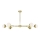 Jupiter 1980 - Chandelier on a pole TRENTO 6xG9/10W/230V gold