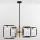 Jupiter 1985 - Chandelier on a pole IBRA 5xG9/10W/230V black/gold