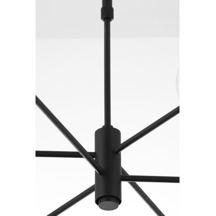 Jupiter 1997 - Chandelier on a pole MOKA 3xGU10/10W/230V + 3xG9/10W/230V black/white