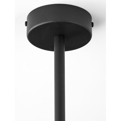 Jupiter 1997 - Chandelier on a pole MOKA 3xGU10/10W/230V + 3xG9/10W/230V black/white