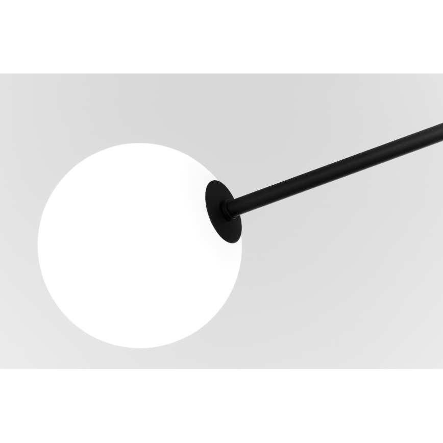 Jupiter 1998 - Chandelier on a pole MOKA 4xGU10/10W/230V + 4xG9/10W/230V black/white
