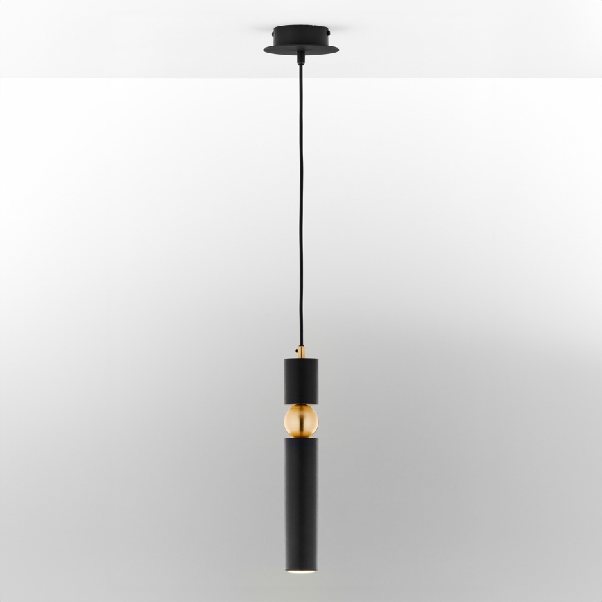Jupiter 2003 - Chandelier on a string ALAS 1xGU10/10W/230V black/gold
