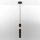 Jupiter 2003 - Chandelier on a string ALAS 1xGU10/10W/230V black/gold