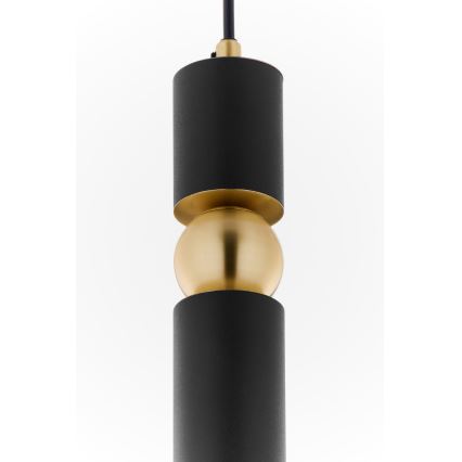 Jupiter 2003 - Chandelier on a string ALAS 1xGU10/10W/230V black/gold