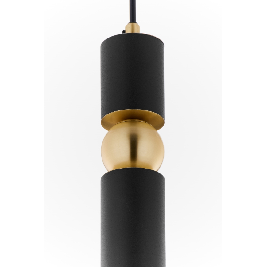 Jupiter 2003 - Chandelier on a string ALAS 1xGU10/10W/230V black/gold