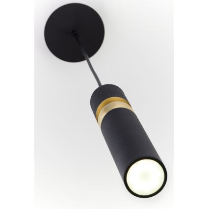 Jupiter 2003 - Chandelier on a string ALAS 1xGU10/10W/230V black/gold
