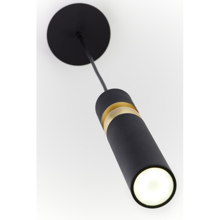 Jupiter 2003 - Chandelier on a string ALAS 1xGU10/10W/230V black/gold