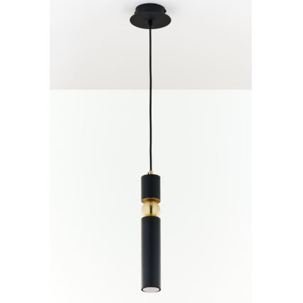 Jupiter 2003 - Chandelier on a string ALAS 1xGU10/10W/230V black/gold
