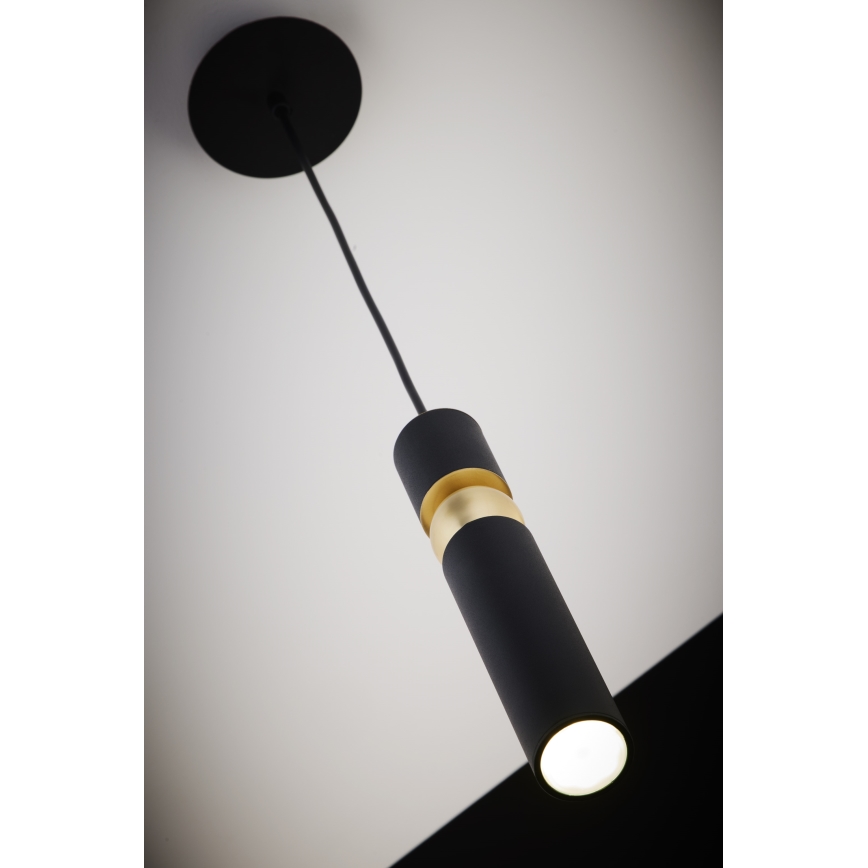 Jupiter 2003 - Chandelier on a string ALAS 1xGU10/10W/230V black/gold