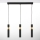 Jupiter 2004 - Chandelier on a string ALAS 3xGU10/10W/230V black/gold