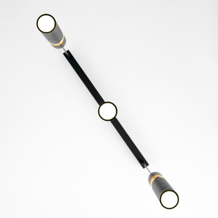 Jupiter 2004 - Chandelier on a string ALAS 3xGU10/10W/230V black/gold