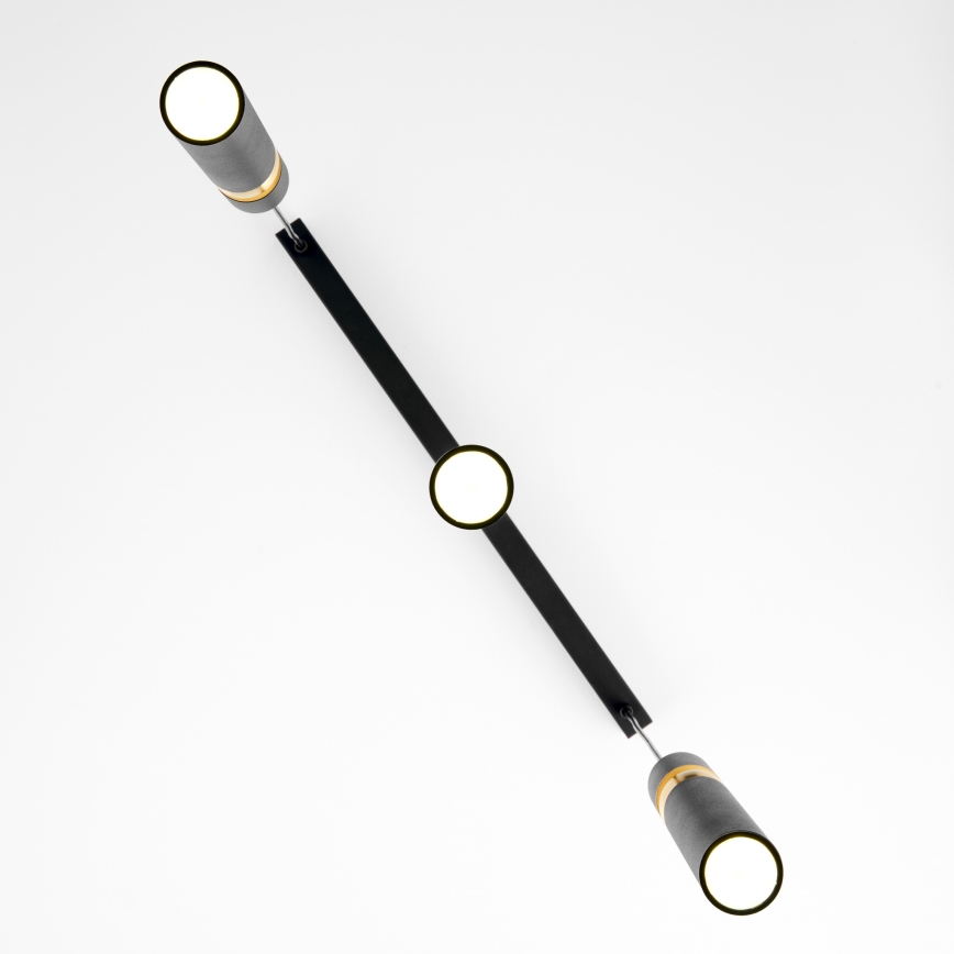 Jupiter 2004 - Chandelier on a string ALAS 3xGU10/10W/230V black/gold
