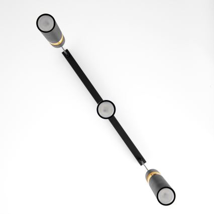 Jupiter 2004 - Chandelier on a string ALAS 3xGU10/10W/230V black/gold