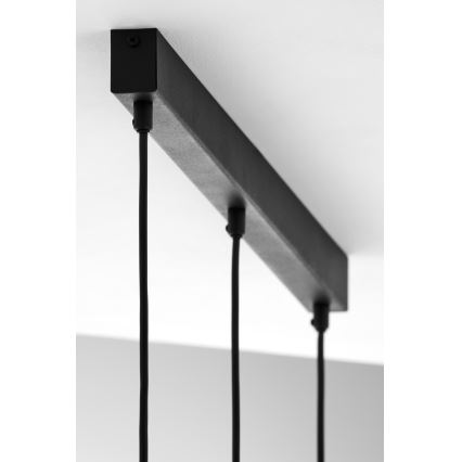 Jupiter 2004 - Chandelier on a string ALAS 3xGU10/10W/230V black/gold