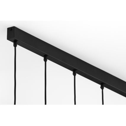 Jupiter 2005 - Chandelier on a string ALAS 6xGU10/10W/230V black/gold