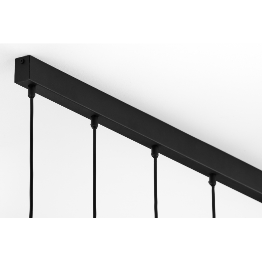 Jupiter 2005 - Chandelier on a string ALAS 6xGU10/10W/230V black/gold