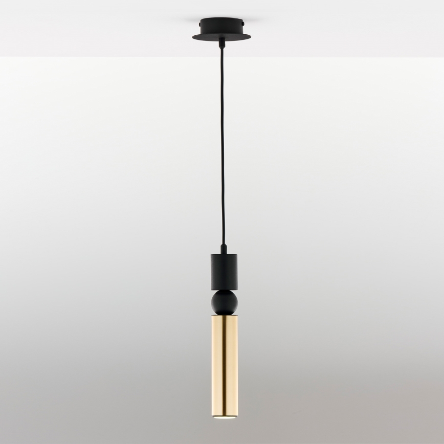 Jupiter 2006 - Chandelier on a string ALAS 1xGU10/10W/230V gold/black