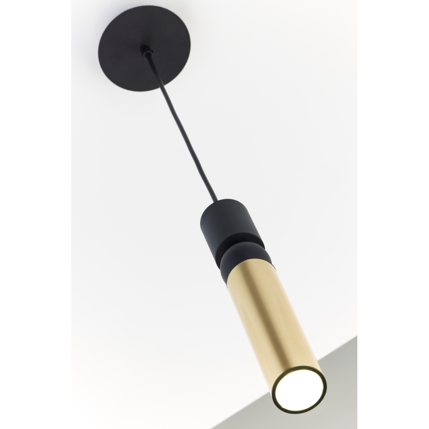 Jupiter 2006 - Chandelier on a string ALAS 1xGU10/10W/230V gold/black