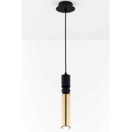 Jupiter 2006 - Chandelier on a string ALAS 1xGU10/10W/230V gold/black