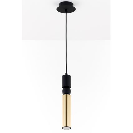 Jupiter 2006 - Chandelier on a string ALAS 1xGU10/10W/230V gold/black