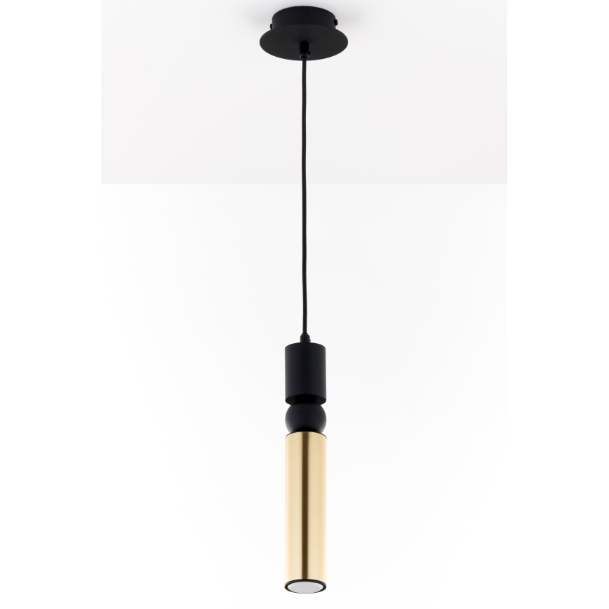 Jupiter 2006 - Chandelier on a string ALAS 1xGU10/10W/230V gold/black