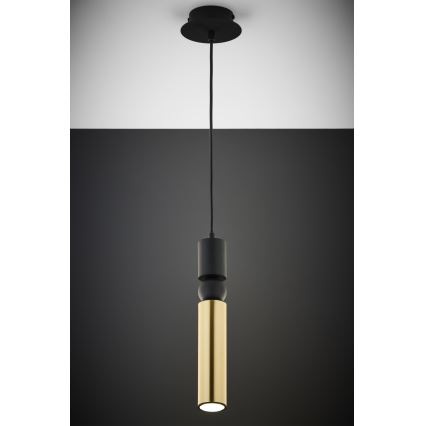 Jupiter 2006 - Chandelier on a string ALAS 1xGU10/10W/230V gold/black