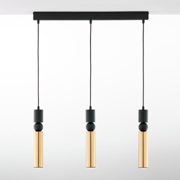 Jupiter 2007 - Chandelier on a string ALAS 3xGU10/10W/230V gold/black