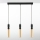 Jupiter 2007 - Chandelier on a string ALAS 3xGU10/10W/230V gold/black