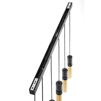 Jupiter 2008 - Chandelier on a string ALAS 6xGU10/10W/230V gold/black