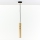 Jupiter 2009 - Chandelier on a string ALAS 1xGU10/10W/230V gold