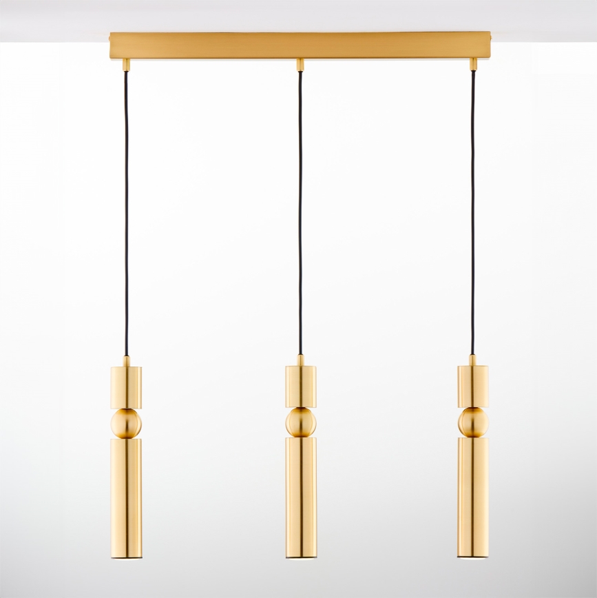 Jupiter 2010 - Chandelier on a string ALAS 3xGU10/10W/230V gold