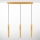 Jupiter 2010 - Chandelier on a string ALAS 3xGU10/10W/230V gold