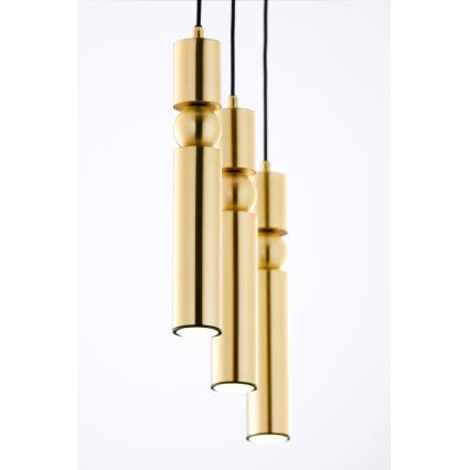 Jupiter 2010 - Chandelier on a string ALAS 3xGU10/10W/230V gold