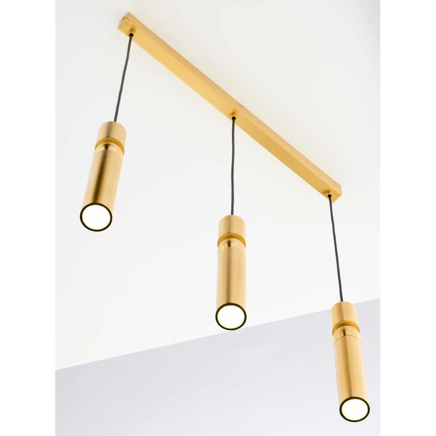 Jupiter 2010 - Chandelier on a string ALAS 3xGU10/10W/230V gold
