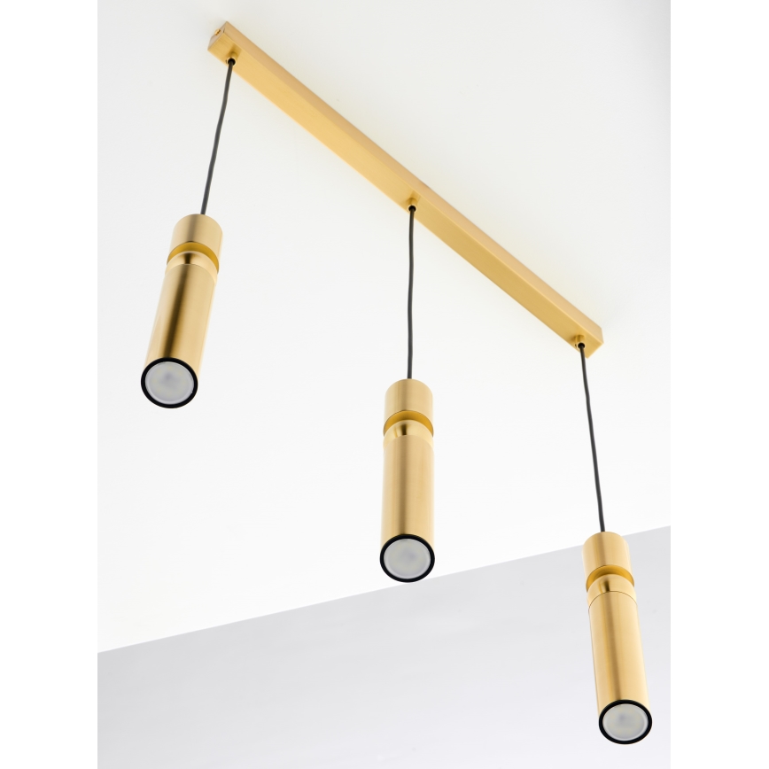 Jupiter 2010 - Chandelier on a string ALAS 3xGU10/10W/230V gold