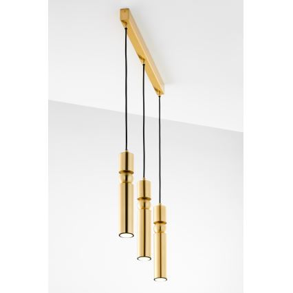 Jupiter 2010 - Chandelier on a string ALAS 3xGU10/10W/230V gold