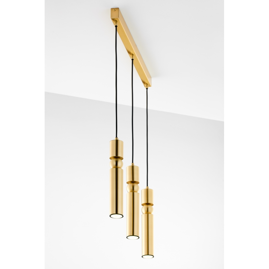 Jupiter 2010 - Chandelier on a string ALAS 3xGU10/10W/230V gold