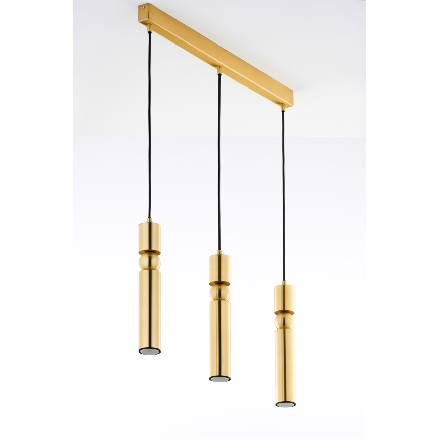 Jupiter 2010 - Chandelier on a string ALAS 3xGU10/10W/230V gold