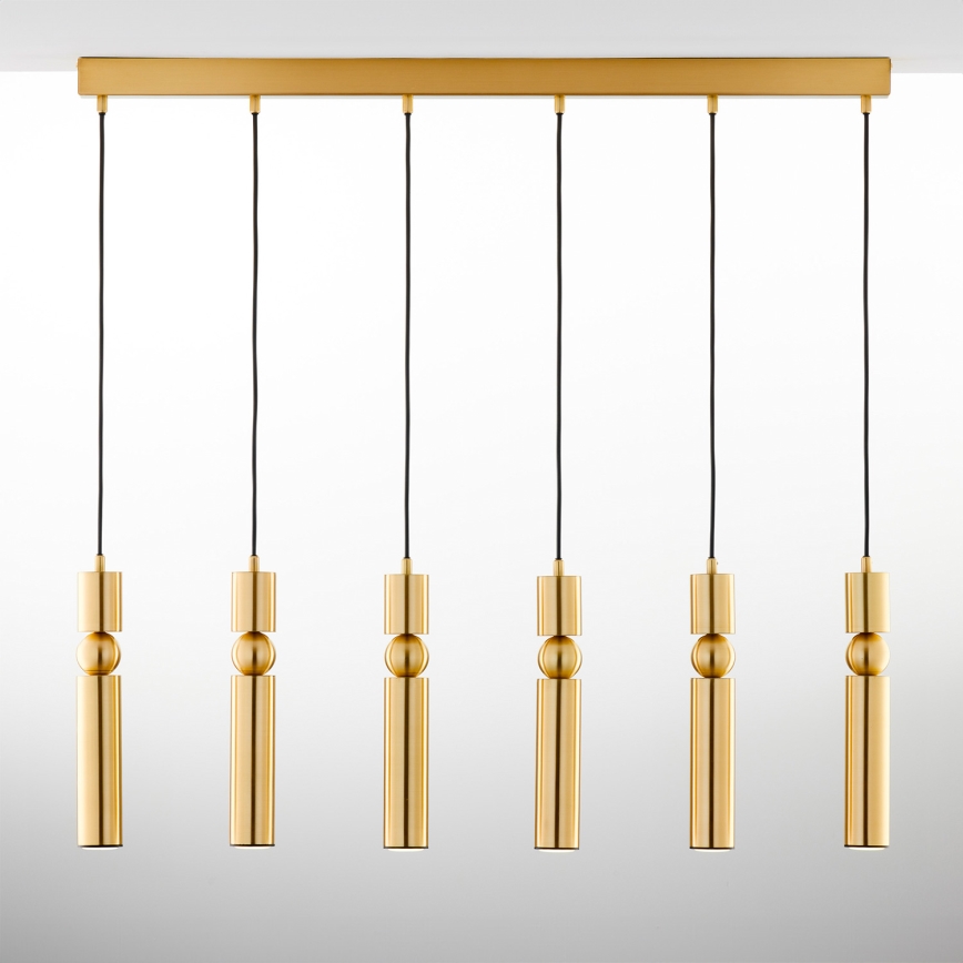 Jupiter 2011 - Chandelier on a string ALAS 6xGU10/10W/230V gold