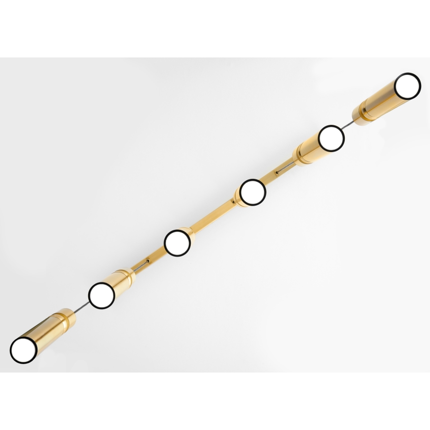 Jupiter 2011 - Chandelier on a string ALAS 6xGU10/10W/230V gold