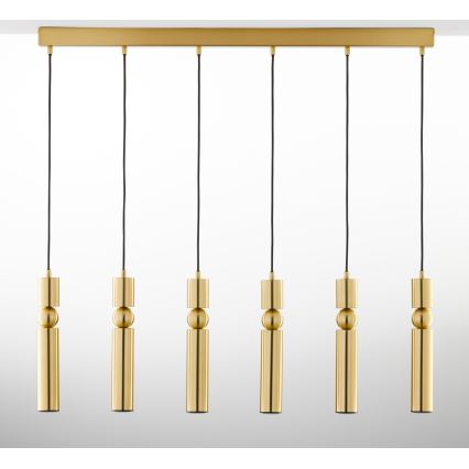 Jupiter 2011 - Chandelier on a string ALAS 6xGU10/10W/230V gold