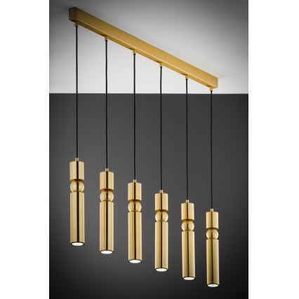 Jupiter 2011 - Chandelier on a string ALAS 6xGU10/10W/230V gold