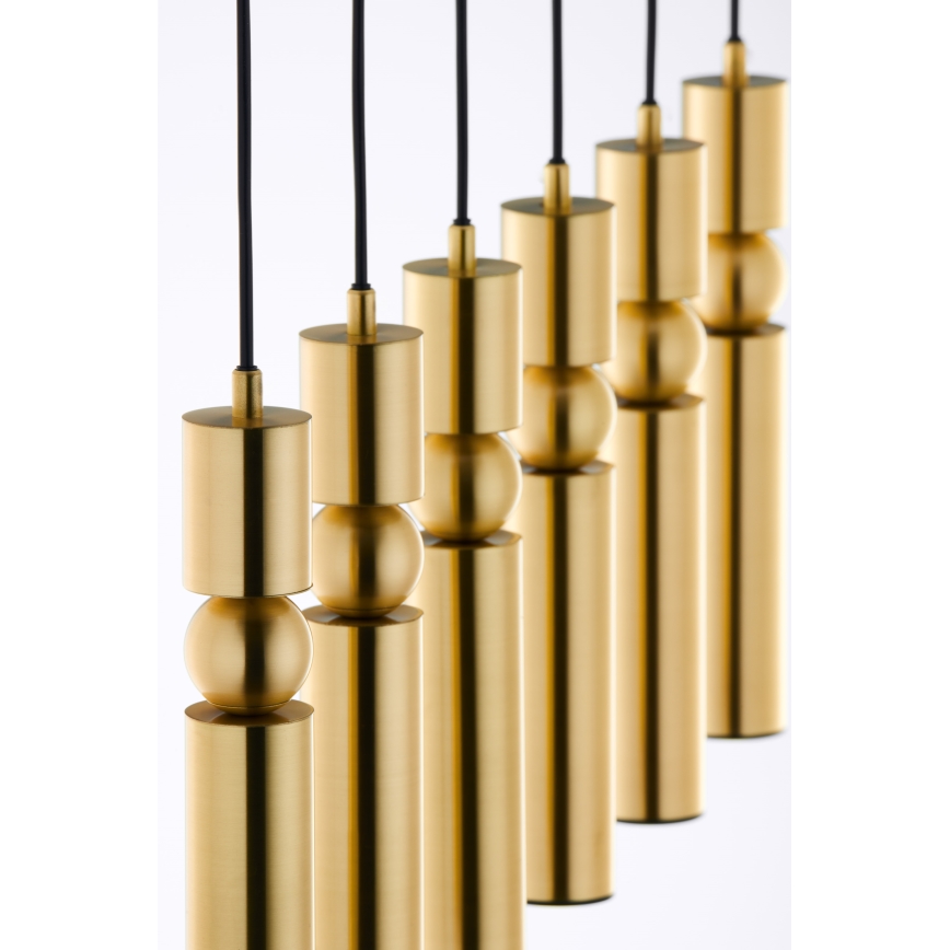 Jupiter 2011 - Chandelier on a string ALAS 6xGU10/10W/230V gold