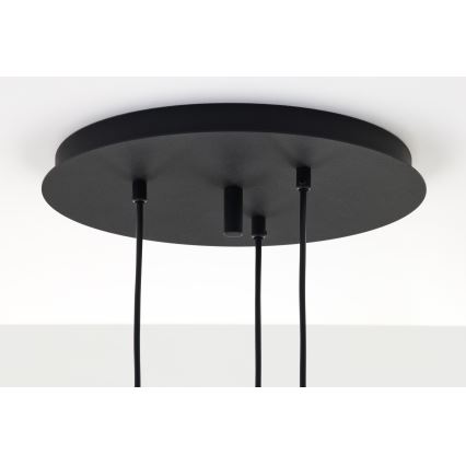 Jupiter 2013 - Chandelier on a string ALAS 3xGU10/10W/230V black/gold
