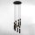 Jupiter 2015 - Chandelier on a string ALAS 7xGU10/10W/230V black/gold