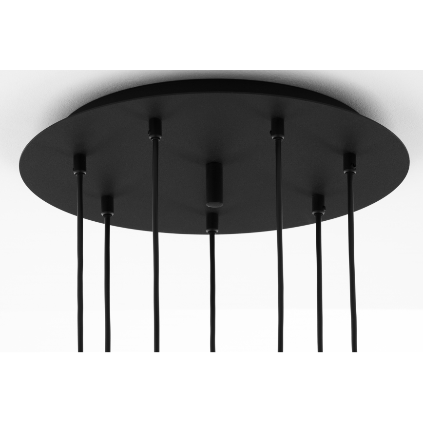 Jupiter 2015 - Chandelier on a string ALAS 7xGU10/10W/230V black/gold