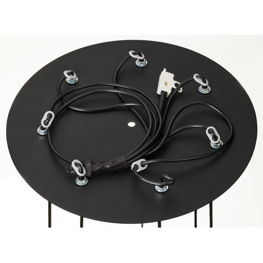 Jupiter 2015 - Chandelier on a string ALAS 7xGU10/10W/230V black/gold