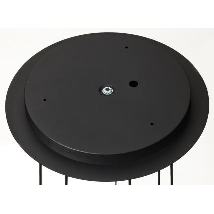 Jupiter 2015 - Chandelier on a string ALAS 7xGU10/10W/230V black/gold