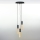 Jupiter 2016 - Chandelier on a string ALAS 3xGU10/10W/230V gold/black